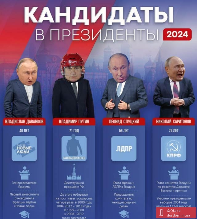 Вибори, вибори, кандидати - ...