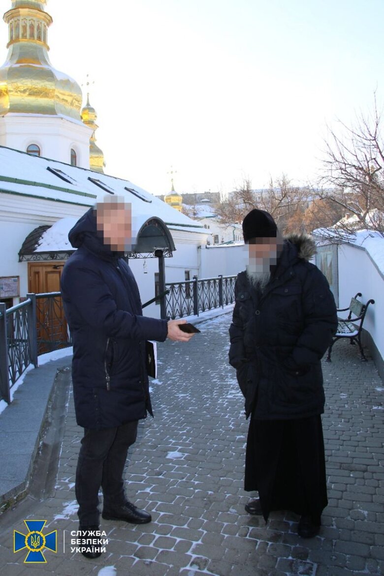 Priest of Kyiv-Pechersk Lavra, at whose service pro-Russian songs were sung, was informed of suspicion, - SSU 03