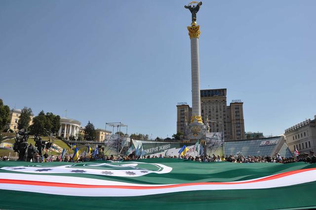 Ukrainian soldiers celebrated Day of Ichkeria victory over Russian occupants in Grozny 16