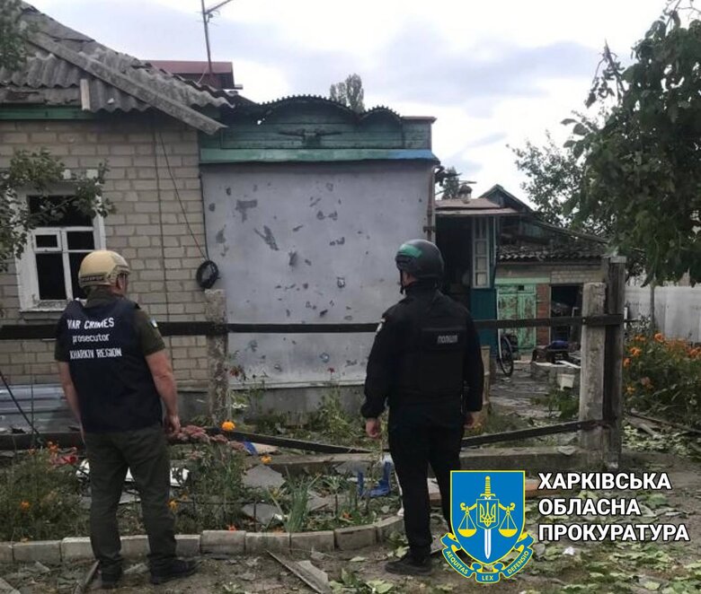 Consequences of enemy attack with guided aerial bomb on Kupiansk 03