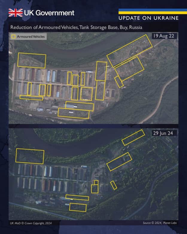 Розвідка Британії: Росія втратила понад 3 тисячі основних танків з початку війни