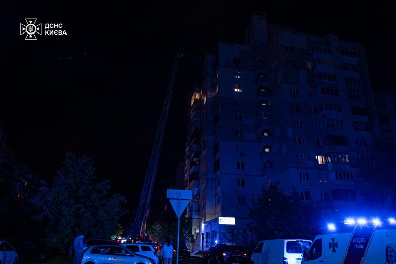 Київ після атаки Шахедів 4 травня