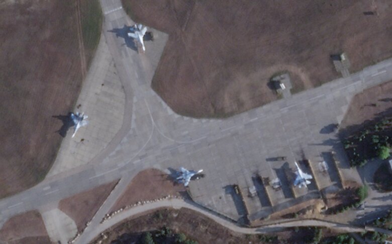 Satellite images do not confirm explosions at Belbek airfield in occupied Crimea, - mass media 02