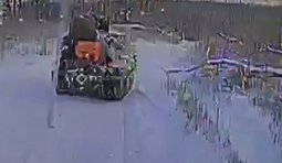 дрон атакует российский РНК