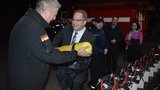Німеччина передала ДСНС спецобладнання на 200 тис. євро для ліквідації пожежі на складах під Ічнею. ФОТО