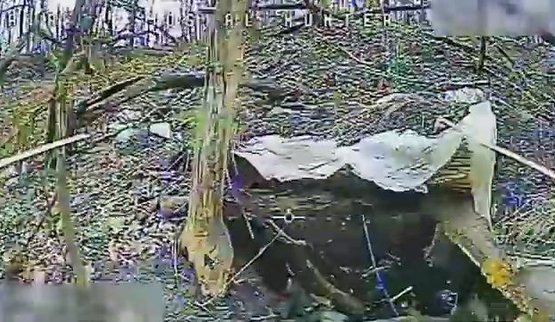 уничтожение блиндажа оккупантов