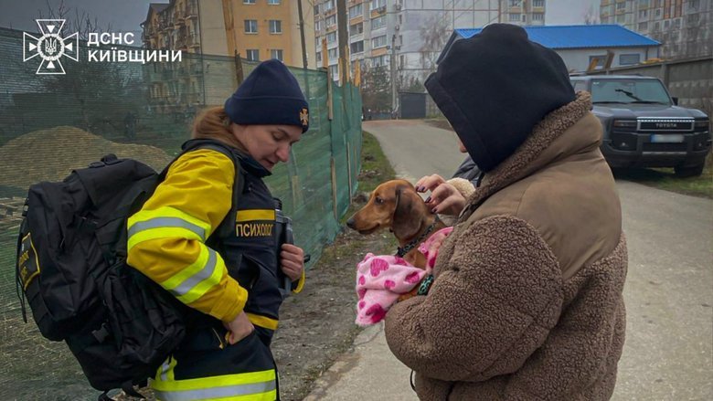 Киевская область после обстрела