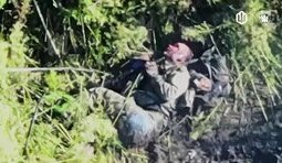 окупант застрелився на фронті