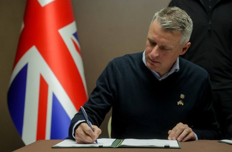 подписание соглашения между Украиной и Великобританией