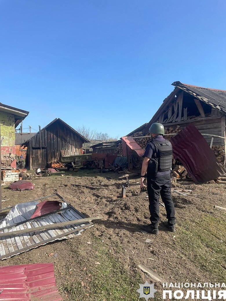 Наслідки обстрілу Семенівки