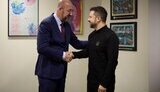Зеленський зустрівся з президентом Європейської ради Мішелем