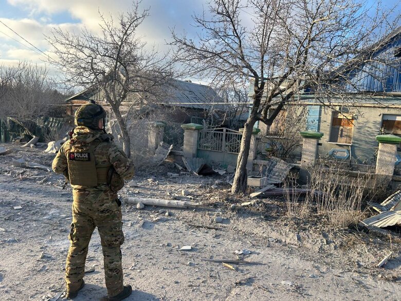 Наслідки обстрілу Донеччини