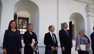 Зеленський прийняв вірчі грамоти від послів Естонії, Франції, Словенії, Угорщини, Великої Британії, Канади та ЄС. ВIДЕО
