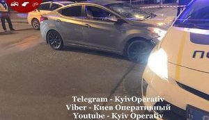 Ночная погоня в Киеве: убегавший водитель выстрелил себе в голову, чтобы не сдаваться патрульным