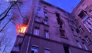 Shaheds’ attack on Kyiv on January 1