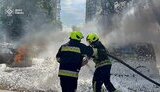 На Дарниці горять автомобілі