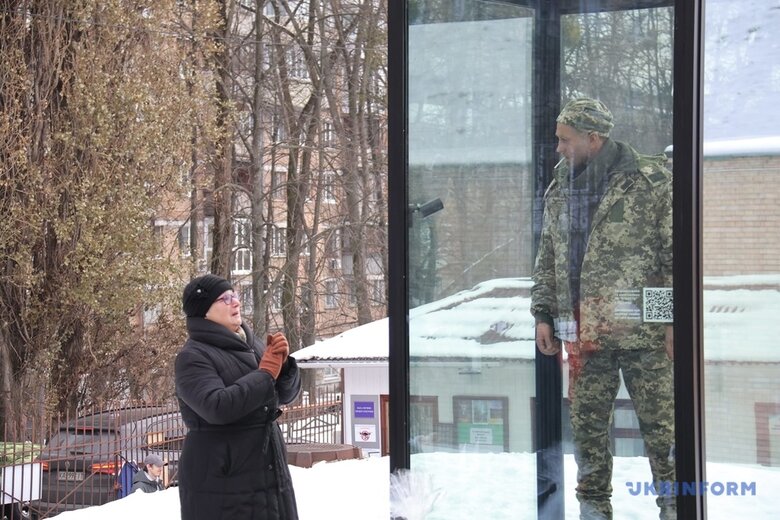 Памятник Герою Украины Александру Мациевскому, расстрелянному оккупантами за слова Слава Украине, открыли в Киеве 07