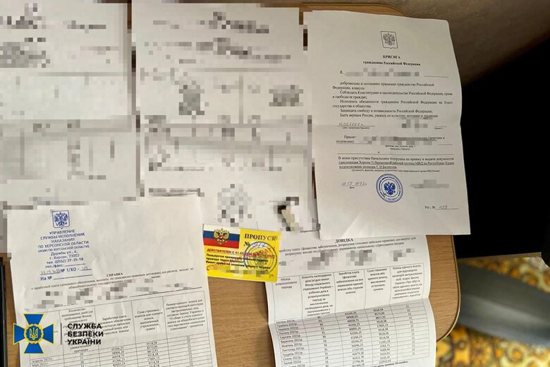 Четыре бывших руководителя российской пыточной, действовавшей во время оккупации Херсона, задержали СБУ совместно с ГБР 08