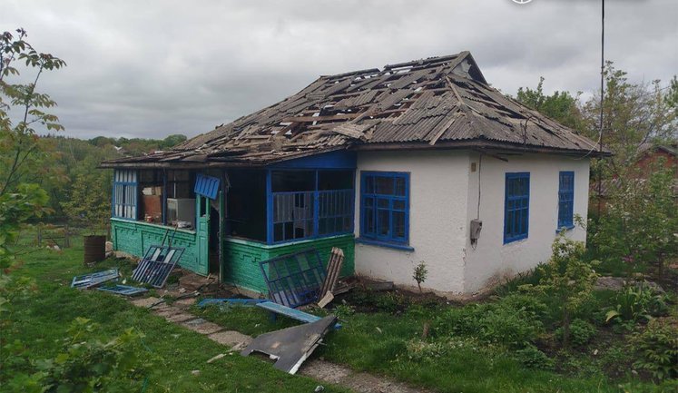 Shahed debris damages house and agricultural enterprise in Vinnytsia region. PHOTO
