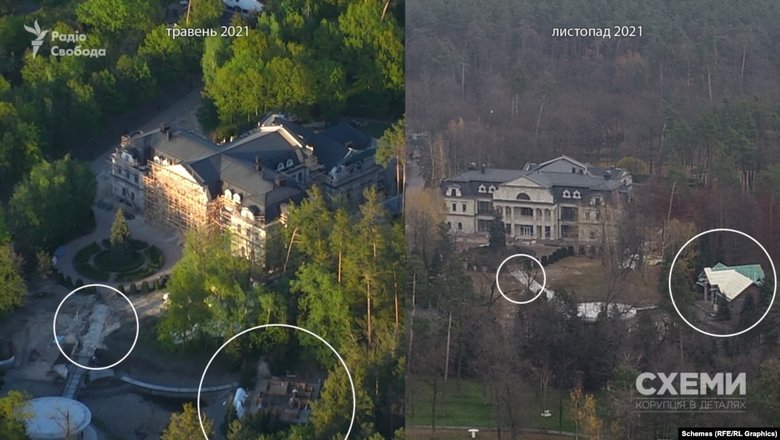 Медведчук попри заблоковані рахунки відремонтував палац під Києвом, - Схеми 05