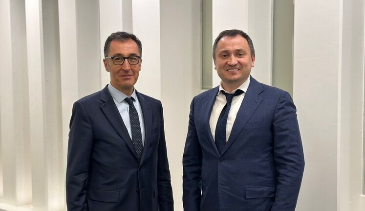 Сольський із німецьким колегою Оздеміром обговорили роботу українського морського коридору та транзит українського зерна. ФОТО