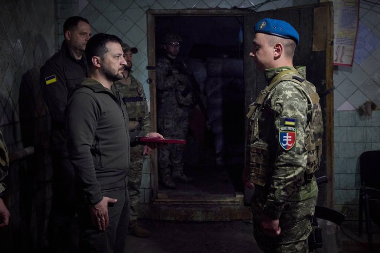 Zelensky arrived at front and congratulated soldiers on Day of Marine Corps of Navy of Armed Forces of Ukraine 06