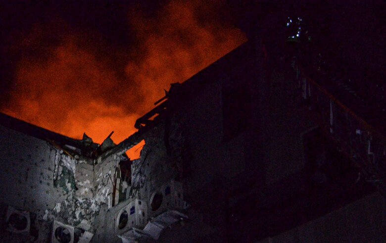 Consequences of enemy shelling of Kherson 01