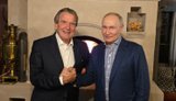 Putin celebrated his birthday in company of former German Chancellor Schröder