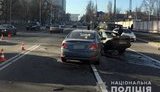 В Киеве столкнулись три автомобиля: один человек погиб, еще один госпитализирован. ФОТО