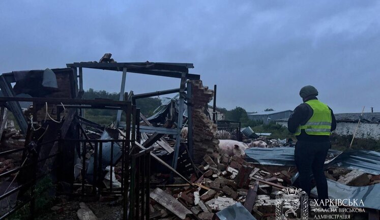 Доба на Харківщині: ворог вдарив по 4 населених пунктах, одна людина загинула, 6 – постраждали.