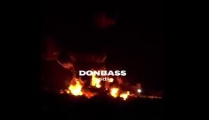 Окупований Луганськ атакували безпілотники: пролунали вибухи, виникли пожежі. ВІДЕО+ФОТО
