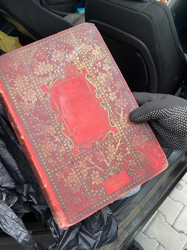 Австриец пытался вывезти из страны старинные книгу и картину, - Госпогранслужба 02