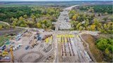 На трассе Н-31 в Днепропетровской области строят эстакаду, - ОГА. ФОТОрепортаж