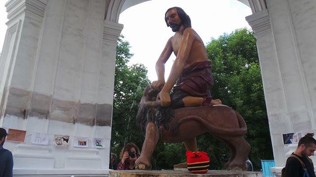 Акция-выставка #CatsForTundra в поддержку украинского политзаключенного в РФ Александра Кольченко прошла в Киеве 12