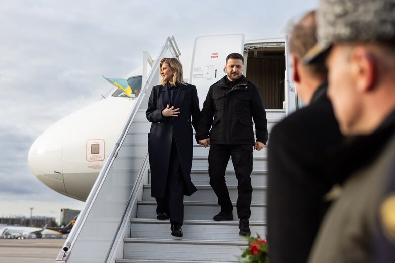 Zelenskyy arrives on a visit to Finland on March 18