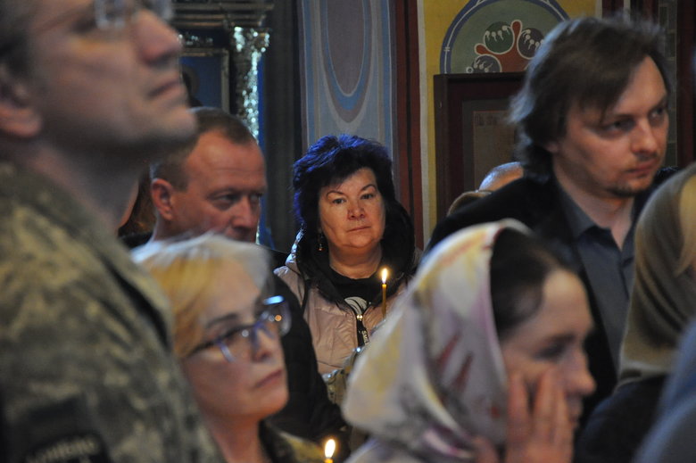Farewell to cyborg paratrooper of 95th Brigade Ruslan Borovik, who died in battles with Russian occupiers in east, said goodbye in Kyiv 38