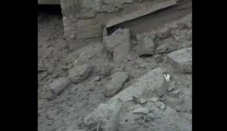 Underground passageway destroyed in Lukianivka following Russian strike. VIDEO