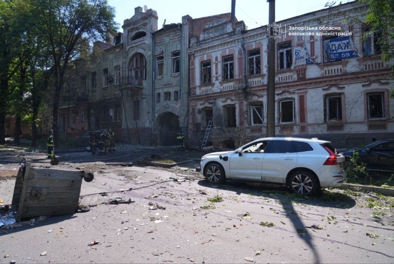 Удар по Запоріжжю