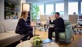 Володимир Зеленський та Роберта Мецола