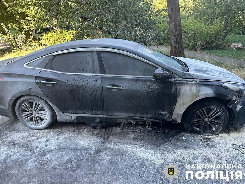 Двоє чоловіків підпалили авто активістки у Києві