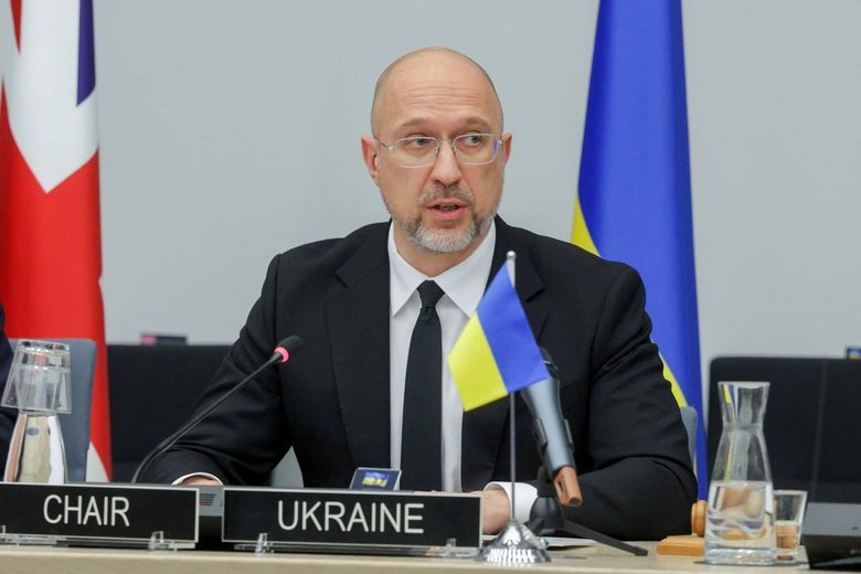 Shmyhal spoke at the Ramstein meeting