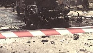 Mercedes exploded in Kyiv, driver killed. PHOTOS+VIDEO (updated)