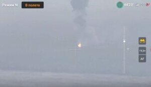 Destruction of column of Russian troops near Vuhledar. VIDEO