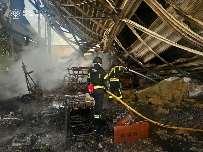 Kyiv region after shelling