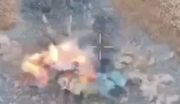 Рашист пережив дві атаки дронів, але не втік від третьої