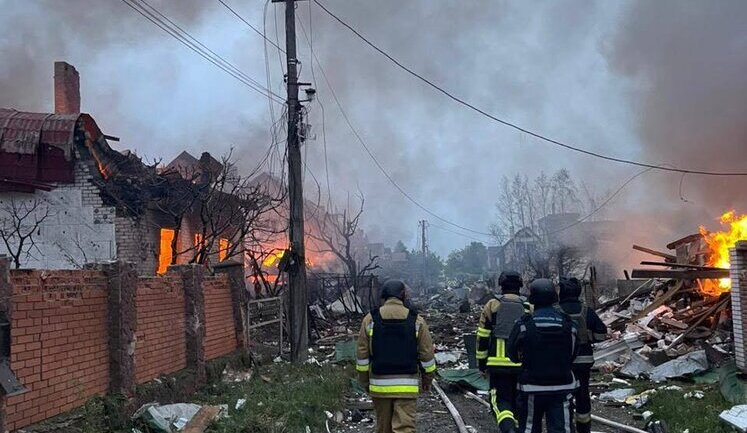 Massive attack on Kyiv region: 3 people killed, many injured. Consequences of attack reported in 4 districts. PHOTOS