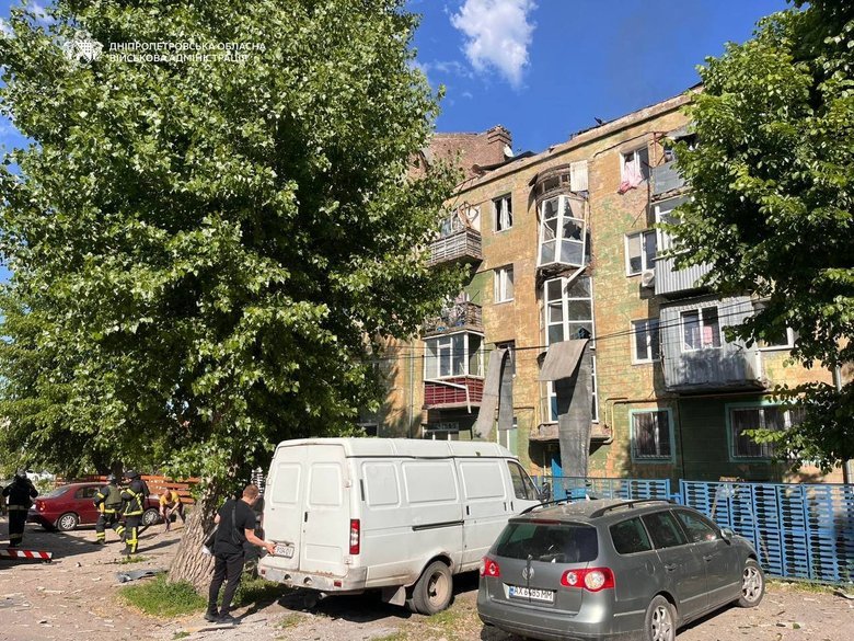 Атака РФ на Дніпро - пошкоджено багатоповерхівки