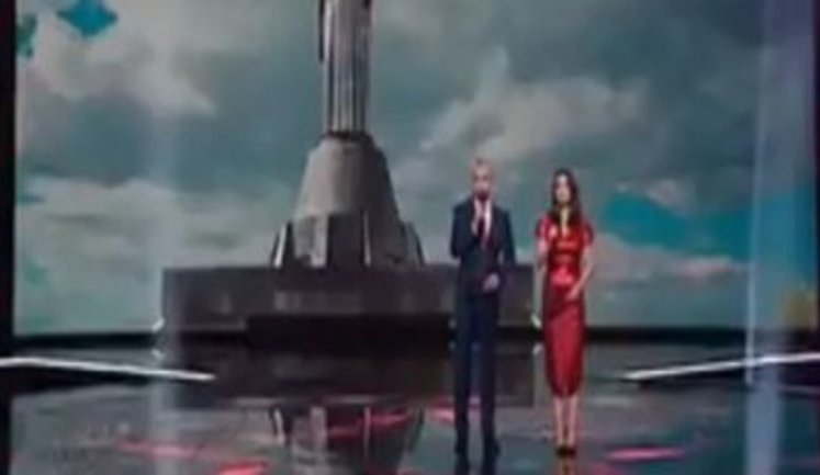 "Наші вулиці називають іменами фашистських злочинців", - українців обурив спіч ведучого Доманського на концерті "Інтера" до 9 Травня. ВIДЕО