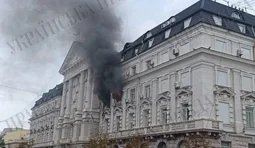 Дрон вдарив по будівлі СБУ в Києві 4 вересня