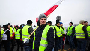 польша,протест,фермеры,ачс
